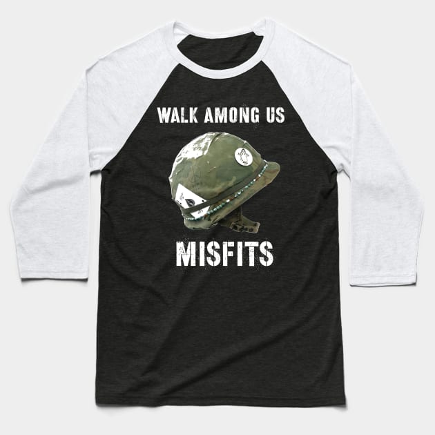 Walk Among Us Baseball T-Shirt by H Black Ink